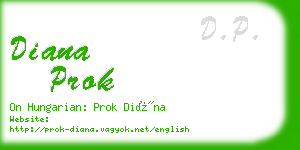 diana prok business card